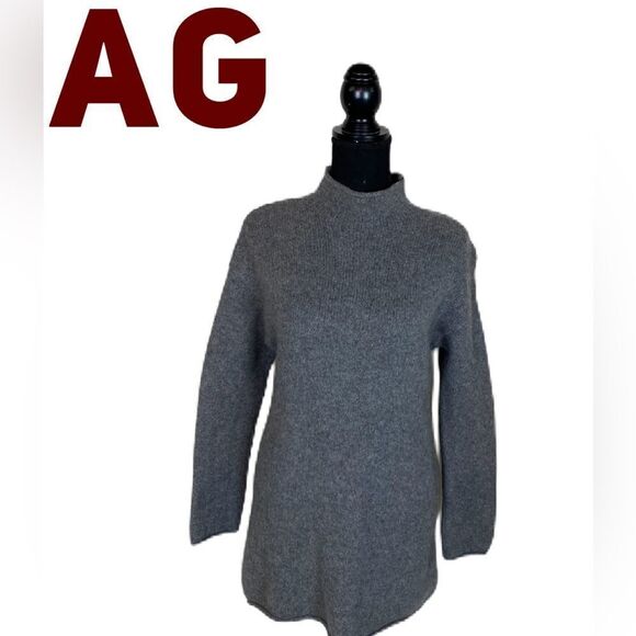 #316 AG ADRIANO GOLDSCHMIED Wool/Cashmere Sweater Mini Dress - Picture 1 of 15